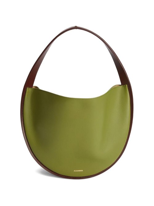 Jil Sander Pivot Leather Hobo Bag - Green - J08ZH0103-P9166-384