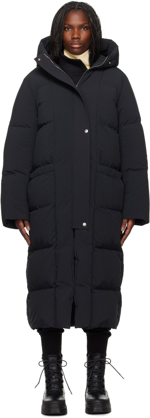 Jil Sander Quilted Down Coat - Black - J40AF0125-J7000-001