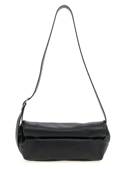 Jil Sander rollup Small Handbag - Black - J08WG0048-P7218-001