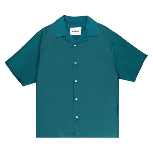 Jil Sander Short-Sleeve Shirt | Green | Size XS - J47DL0140 J70003 430