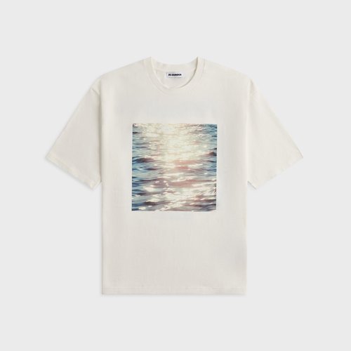 Jil Sander Wanderlust Crewneck Tee - Medium Shade Photograph - 1GC0199-992