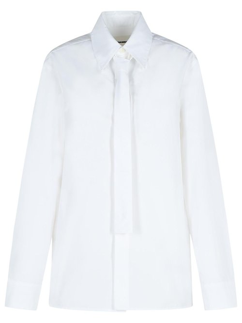 Jil Sander White Cotton Shirt - J21DL0202-J4500-100