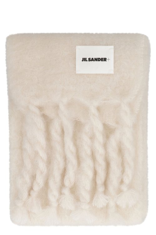 Jil Sander Wool Blend Scarf - J40TE0132-40041-100