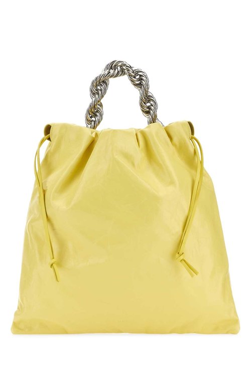 Jil Sander Leather Bucket Bag - Yellow - J08WD0040-P5711-744