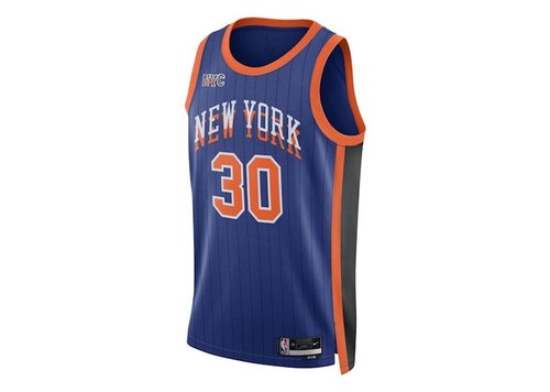 Julius Randle New York Knicks 2023/24 City Edition Nike Dri-FIT NBA Swingman Jersey - Rush Blue - DX8512-403