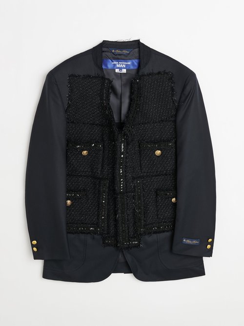 Junya Watanabe MAN x Brooks Brothers Blazer Customized - Navy/White - J0220511