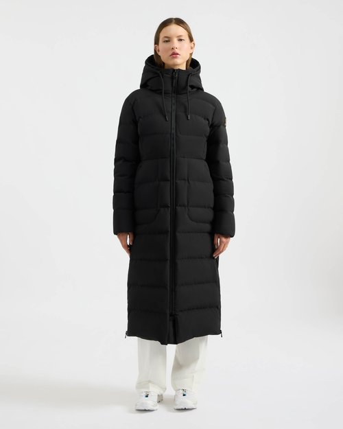 Kanuk Cambridge Maxi Coat - Jet Black - 10164