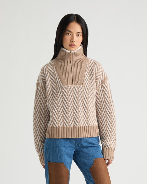 Kanuk Capucine Half-Zip Sweater - KWF25-T313