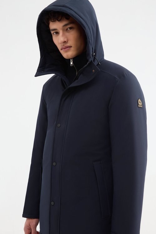 Kanuk Mont-Royal Hooded Coat - Deep Blue - 10586