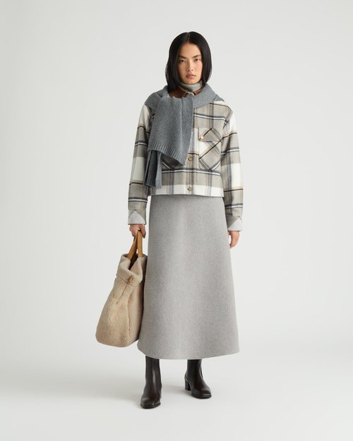 Kanuk Neuville Plaid Cropped Jacket - KWF25-D304