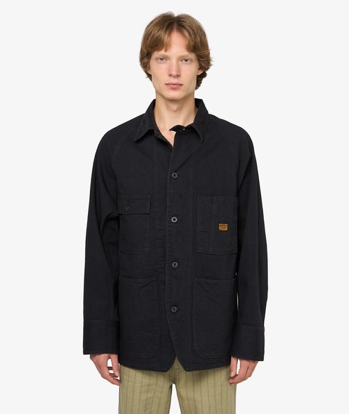 KAPITAL 10oz Denim Cactus Coverall Jacket - K2503LJ090-BLK