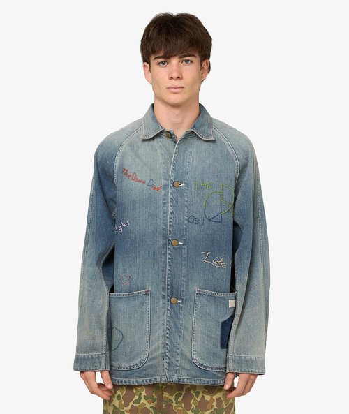 KAPITAL 12oz Denim Cactus Coverall Jacket - K2503LJ089-PRO