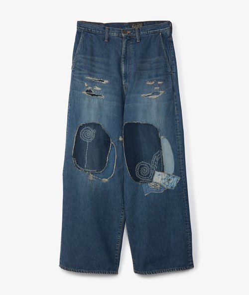 KAPITAL 14oz Denim Port Baggy Pants - K2309LP035-PRO