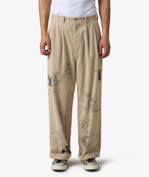 KAPITAL 14W Corduroy IVY Pants - K2502LP004-BE