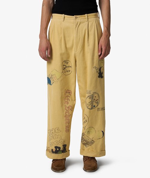 KAPITAL 14W Corduroy Ivy Pants - K2502LP004-LYL
