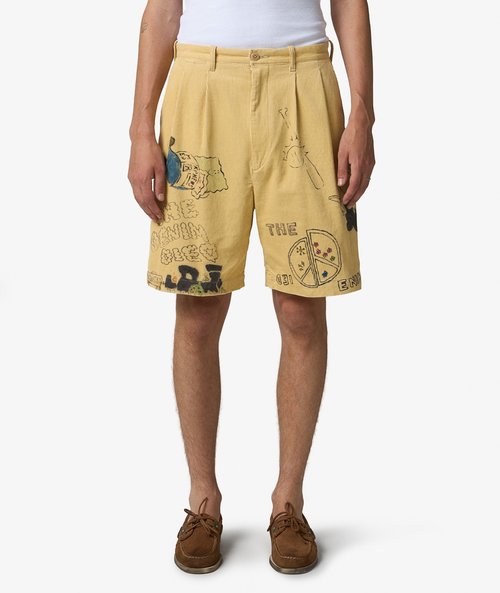KAPITAL 14W Corduroy Ivy Shorts - K2502SP003-LYL