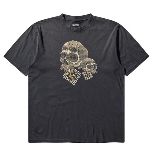 KAPITAL 20/-Jersey Crew T - Peckish Rain Skull - K2506SC233
