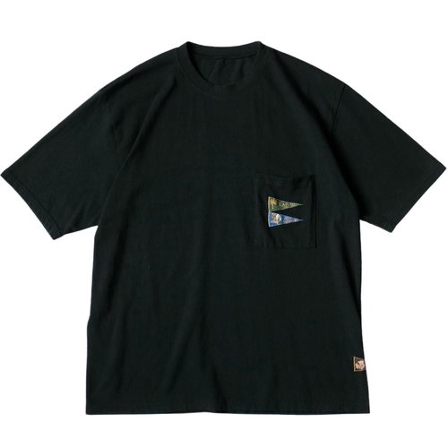 KAPITAL 20/-Jersey Pennant T - 3Flags - EK-1223SC