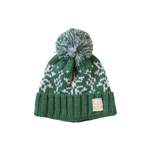 KAPITAL 3G Wool Snow Knit Cap - K2411XH556 GREE