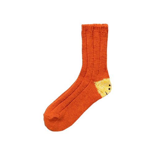 KAPITAL 56 Yarns MA-1 Rainbowy Happy Heel Socks - EK 1582XS ORAN