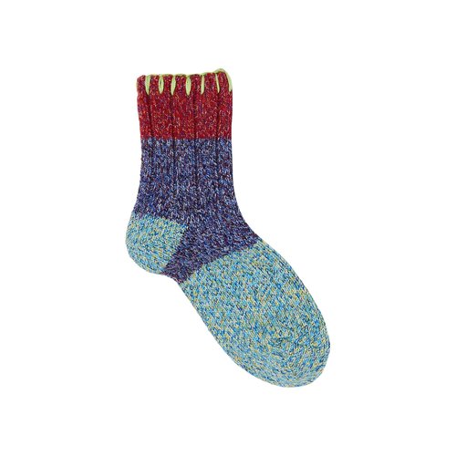 KAPITAL 56Yarns Wool Grandrelle Gogh Hobo Stitch Socks - K2411XS557 LIGH