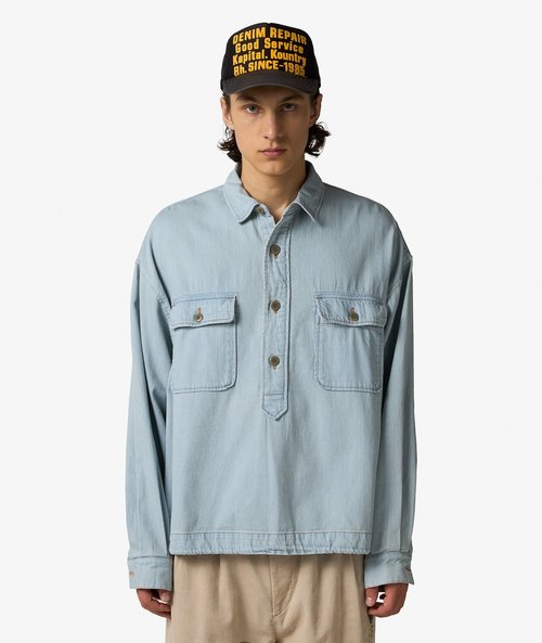 KAPITAL 8oz Denim Overshirt - EK-1588LSA-PRO