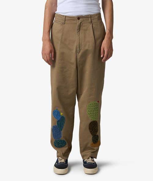 KAPITAL Chino High Waisted Nime Pants - K2503LP035-BE