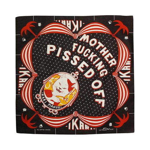 KAPITAL Color Bandana - Ikarimakuri - EK 645 BLAC
