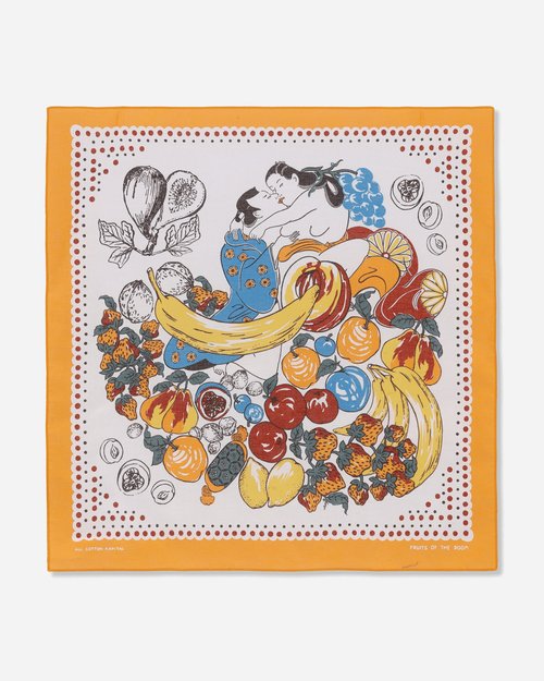 KAPITAL Color Bandana Orange - Fruit Shunga - EK-625BAA ORANGE