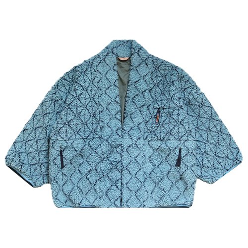 KAPITAL Do-Gi Sashiko BOA Fleece Kesa Jacket - K2011LJ818 BLUE
