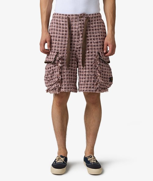 KAPITAL Fancy Tweed Cargo Shorts - K2503SP039-PK