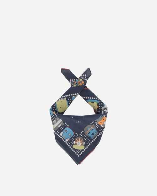 KAPITAL Fastcolor Selvedge Bandana Navy - Kachina - EK-1169BA 1
