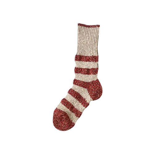 KAPITAL Flag Stripe Socks | Size Onesize - EK 531XSA RED