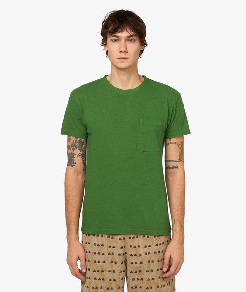 KAPITAL Gauze Pocket T-Shirt - EK-442SC-GRN