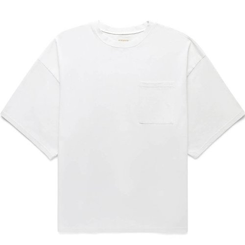 KAPITAL Jersey 2Tones Big Pocket T - Bone - EK-1112