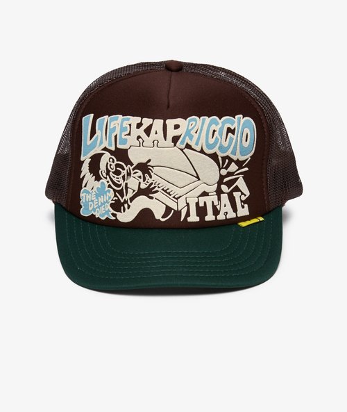 KAPITAL Life Kapriccio Track Cap - K2505XH536-BDR