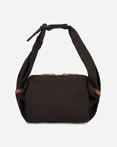 KAPITAL No. 6 Canvas Snufkin Bag Black - EK-1483XB BLACK