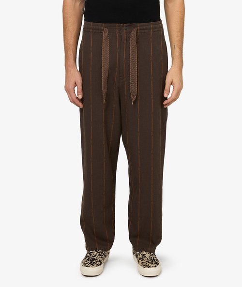 KAPITAL Siam Stripe Easy Pants - EK-1753LP-DBR