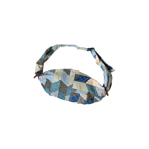 KAPITAL Yabane Quilt Patchwork Snufkin Bag | Blue | Size Onesize - K2404XB519 INDI
