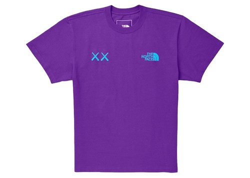 KAWS x The North Face Tee Shirt - Gravity Purple - NF0A7WLL-JC01
