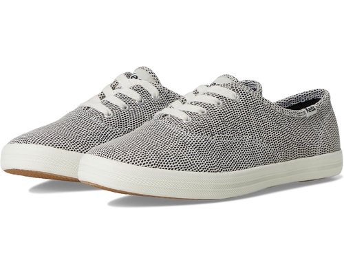 Keds Champion Leather Lace Up Lace up casual - White/Black Dalmata Leather - KW-CHAMP-8D-002