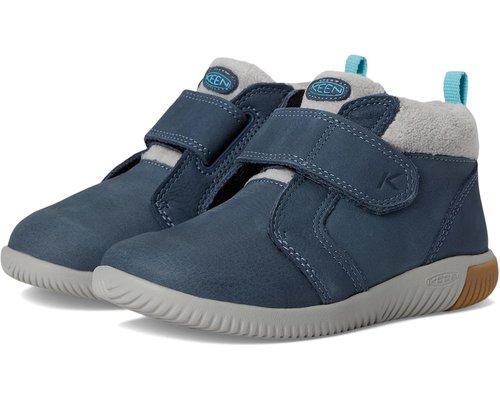 KEEN KNX Middie Easy On Strap Comfortable Barefoot Feel Sneakers Toddler/Little Kid - Vintage Indigo/Alloy - 10.31243