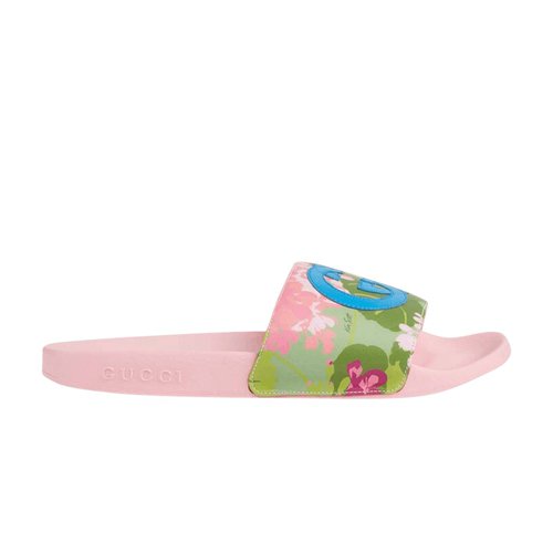 Ken Scott x Gucci Slide - Pink/Green Lilac - 645925-2SR10-3062