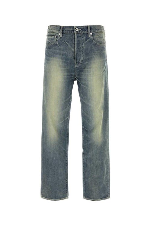 KENZO Asagao Straight Jeans - FE55DP3316I7_DY