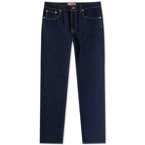 KENZO Bara Slim-Fit Denim Jeans - Blue - FD65DP1016B1-DM