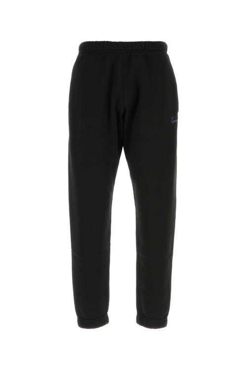 KENZO Black Cotton Joggers Exterior: Pantaloni - FG65PA2014MJ.99J