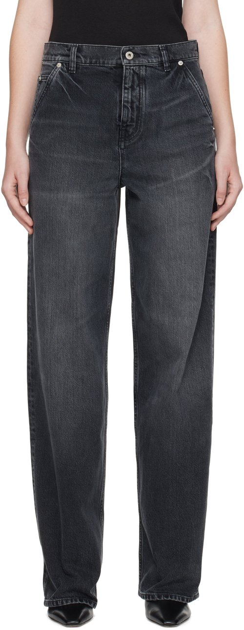KENZO Black KENZO Paris Futura 2000 Edition Workwear Jeans - Bs Medium Stone Blac - FF62DP2356C8
