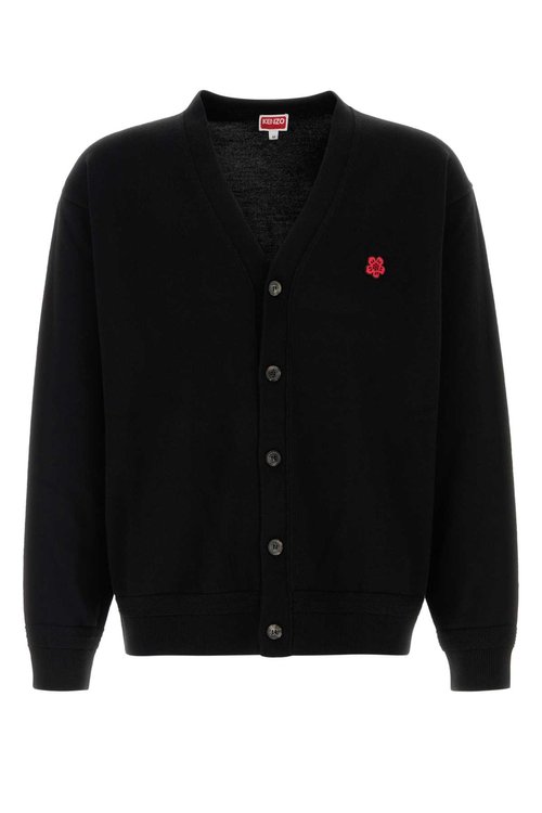 KENZO Black Wool Cardigan - FF65CA7593LB._99J
