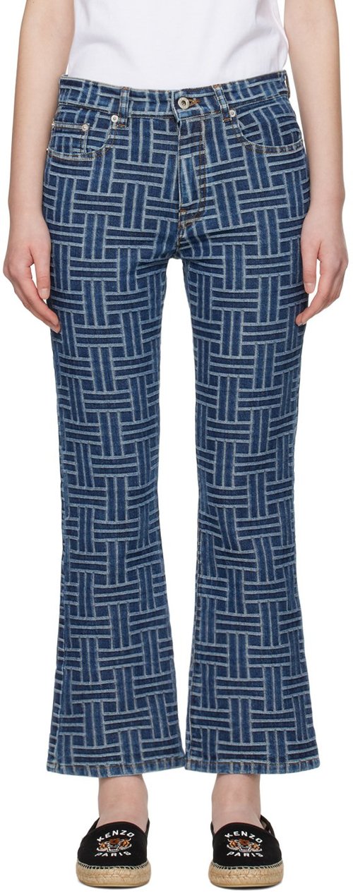 KENZO Blue KENZO Paris Bara Jeans - DS Medium Stone Blue - FE62DP2296J3