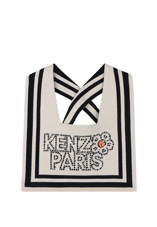KENZO Blue Scarf For With Logo - K6157321G